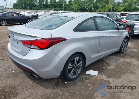 2014 Hyundai Elantra Gs/Se z USA, uszkodzony, nr VIN KMHDH6AH3EU023995
